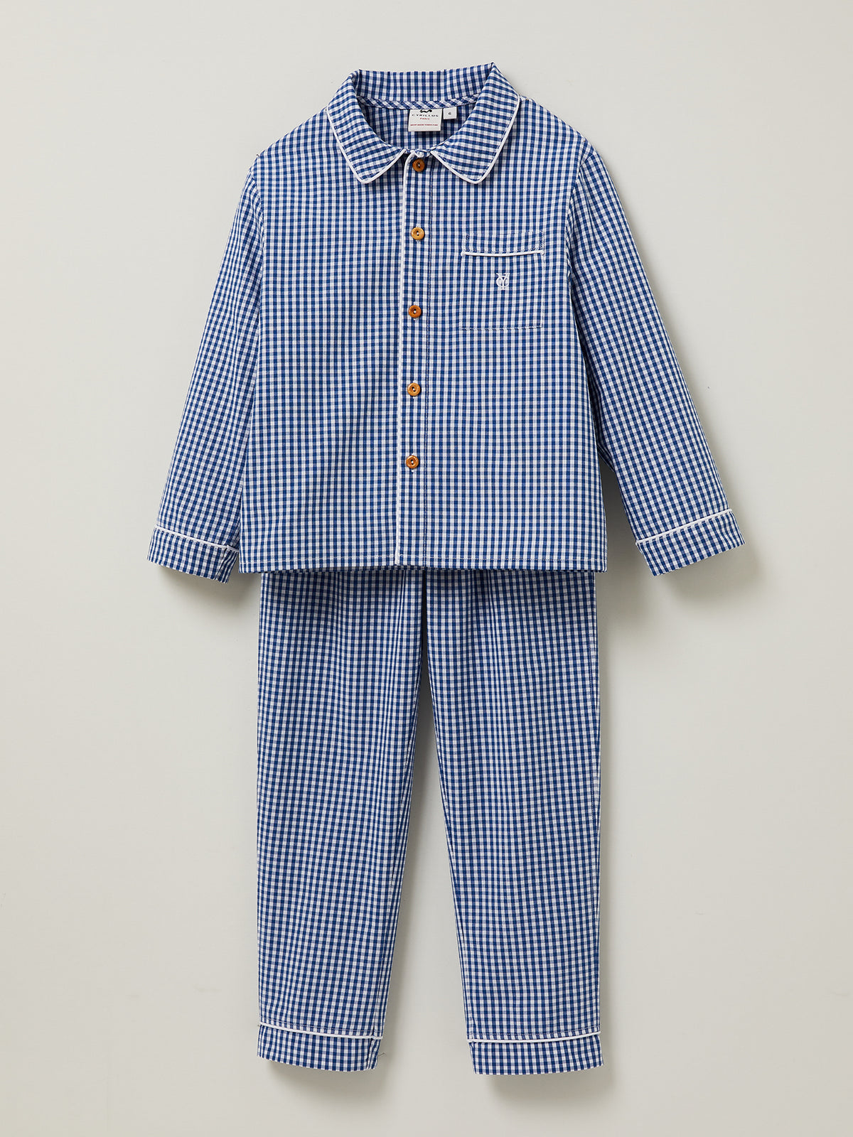 Pyjama en vichy Garçon