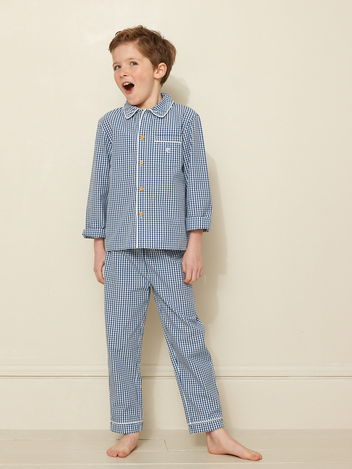 Pyjama en vichy Garçon