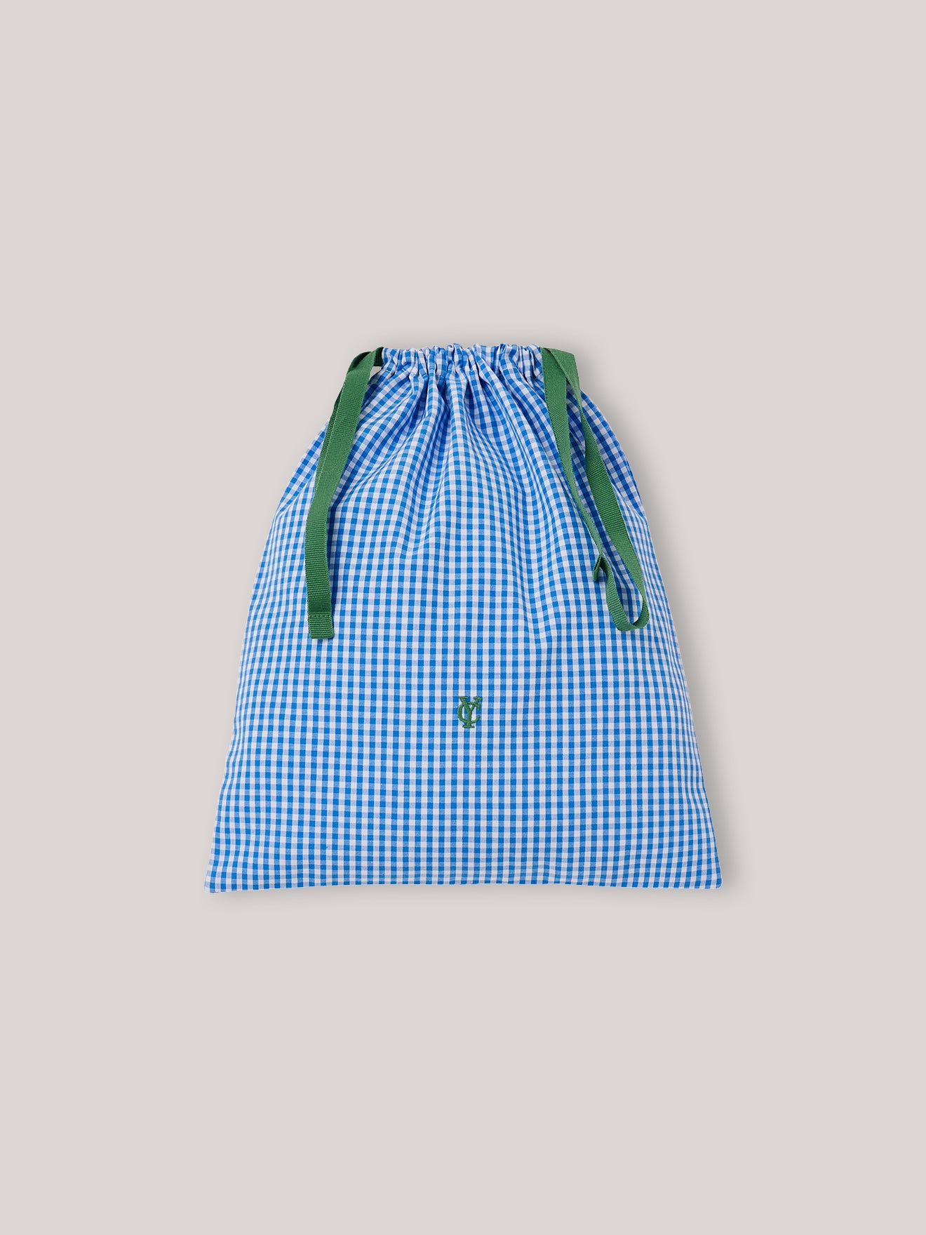 Jongensshortama met vichymotief