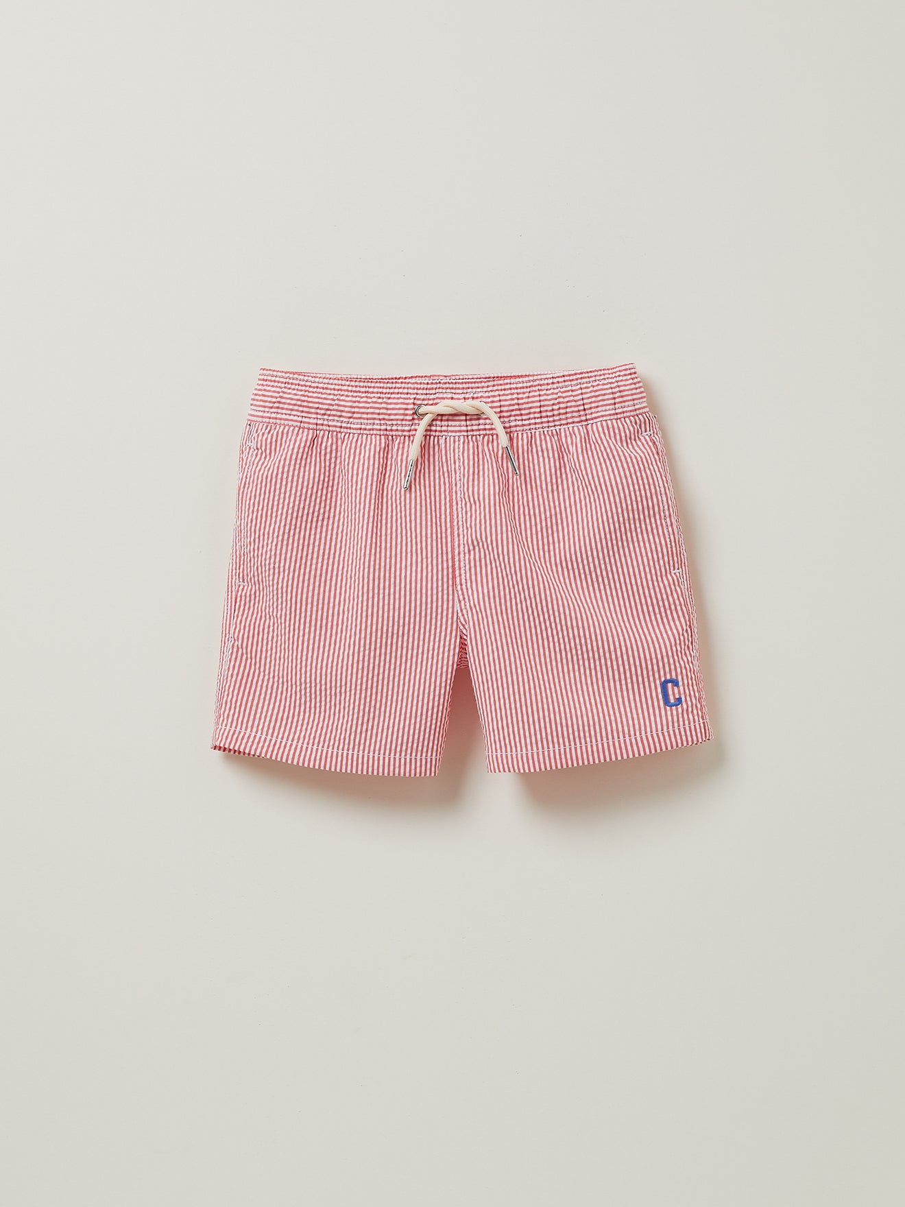 Jongenszwemshort in seersucker