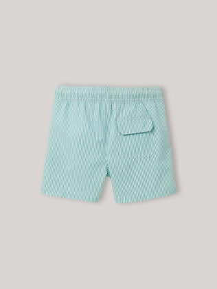 Jongenszwemshort in seersucker
