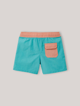Colorblock jongenszwemshort