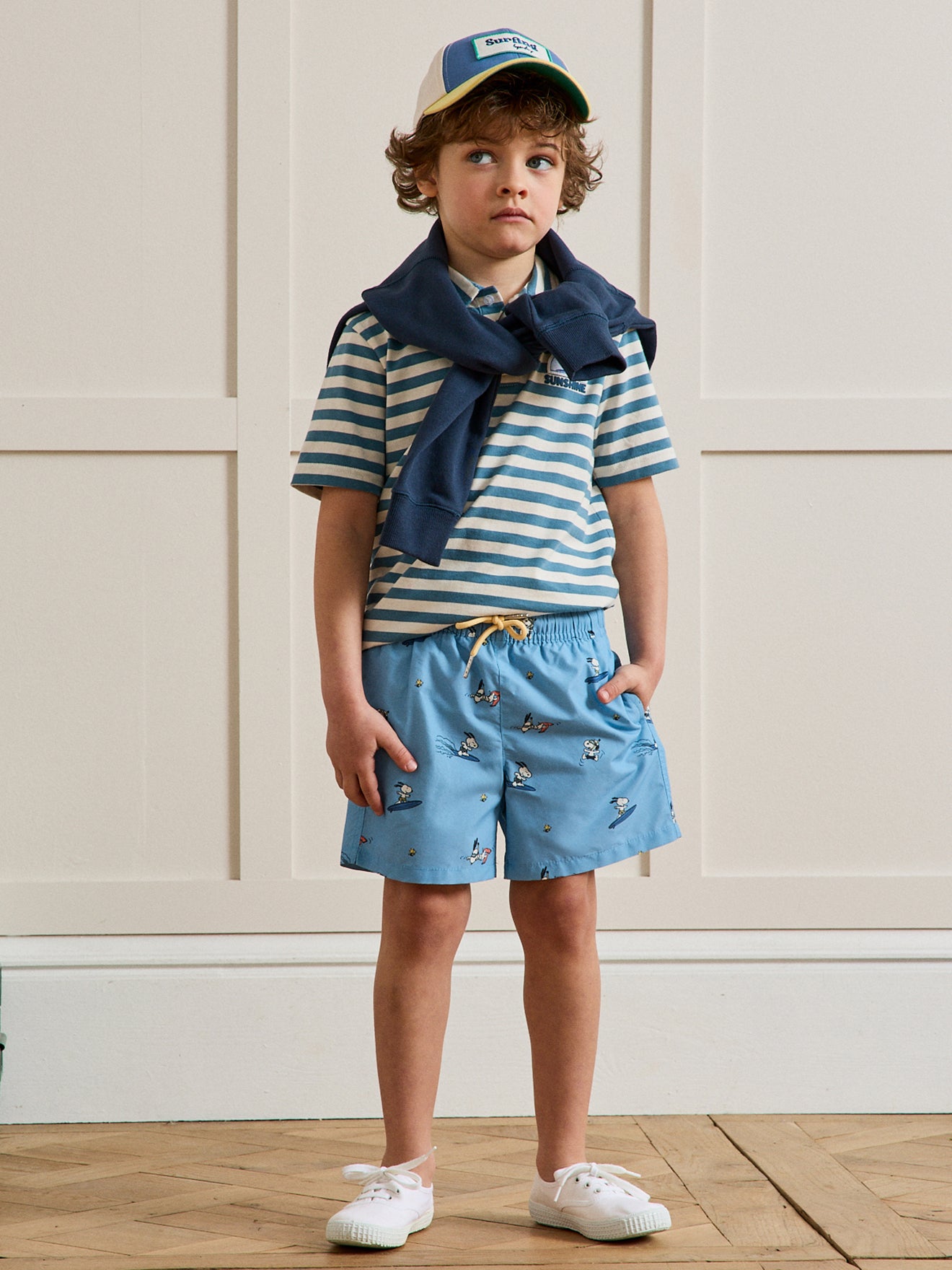 Jongenszwemshort Cyrillus x PEANUTS(TM), Snoopy collectie