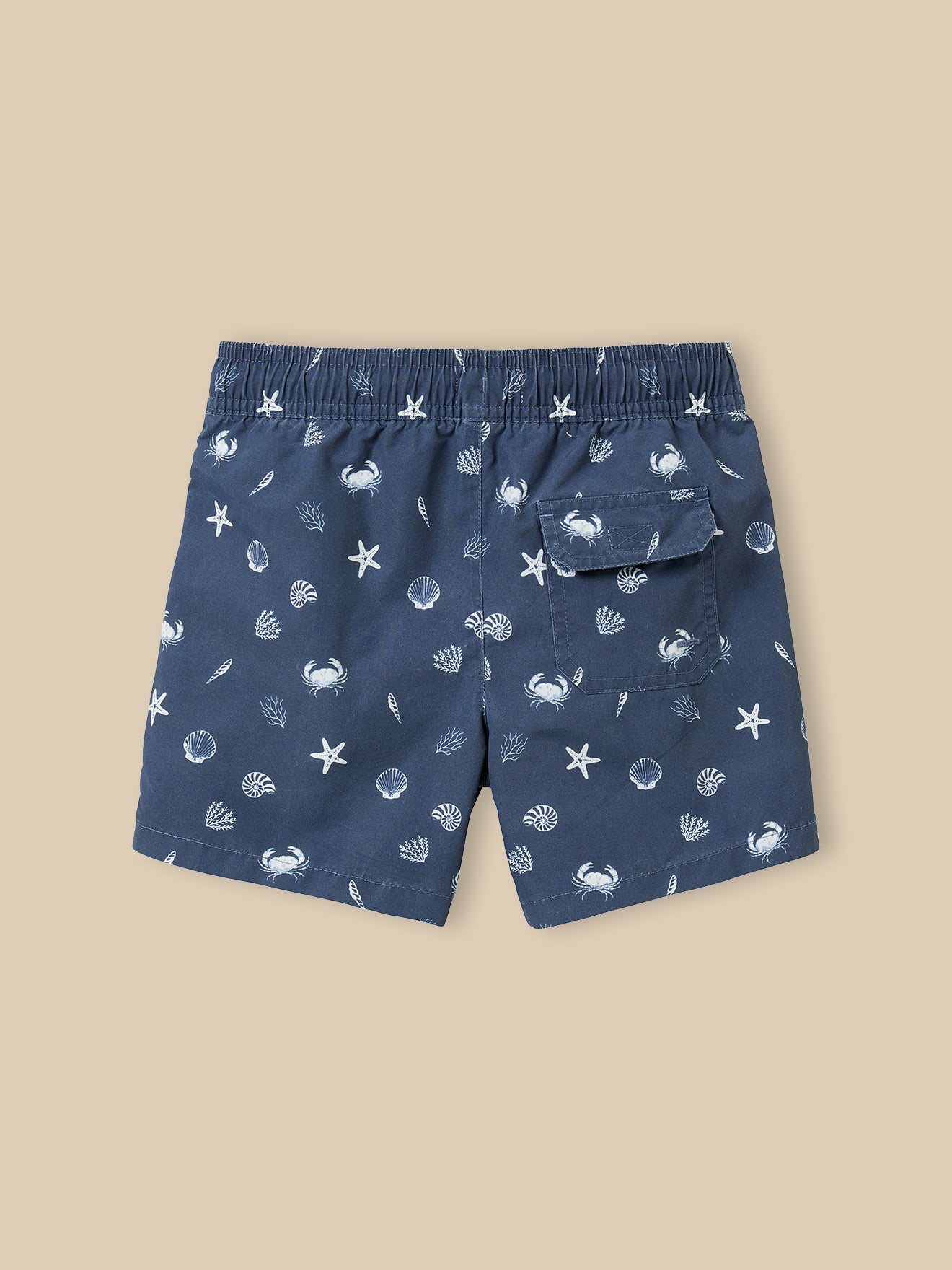 Jongenszwemshort met krabbenmotief