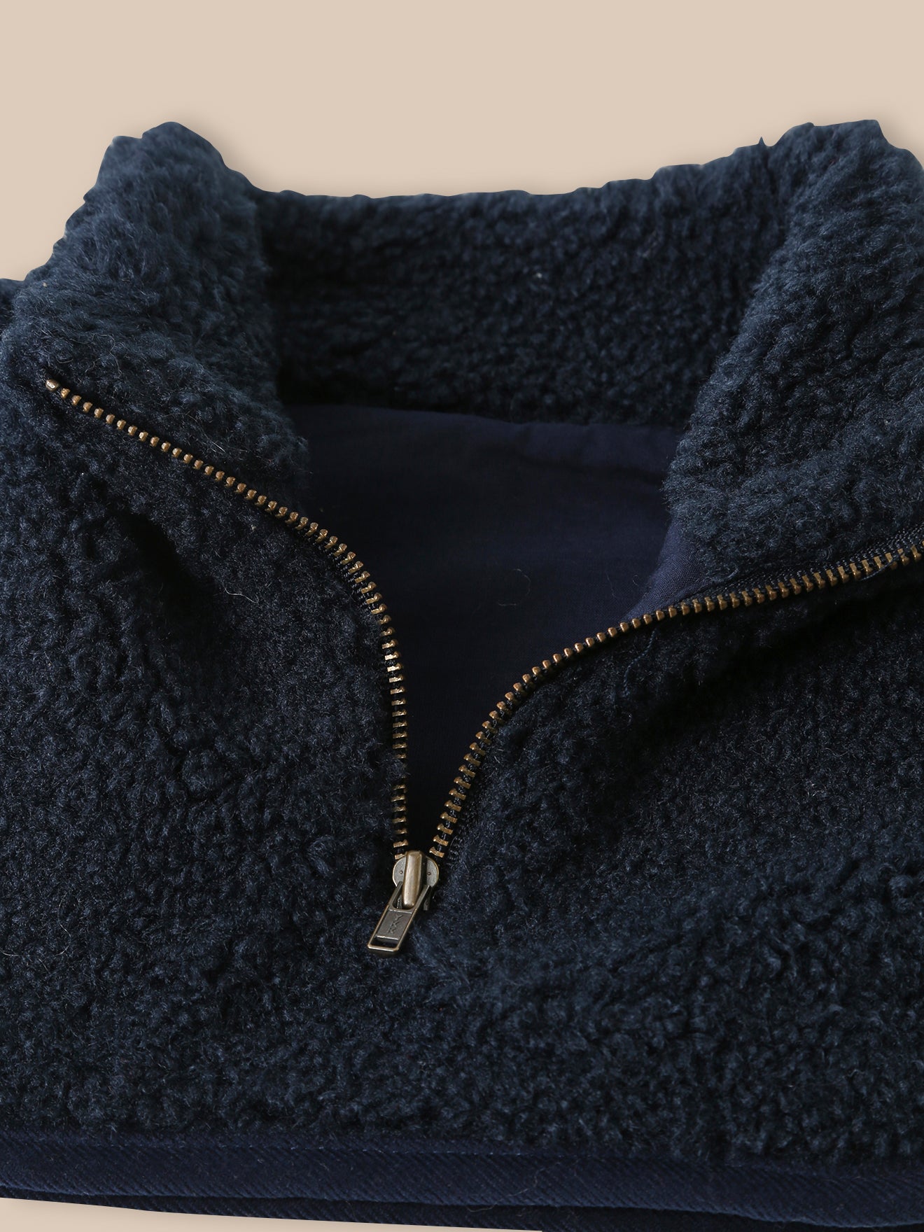 Jongenskraag in sherpa