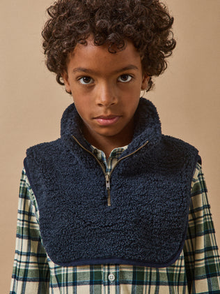 Jongenskraag in sherpa