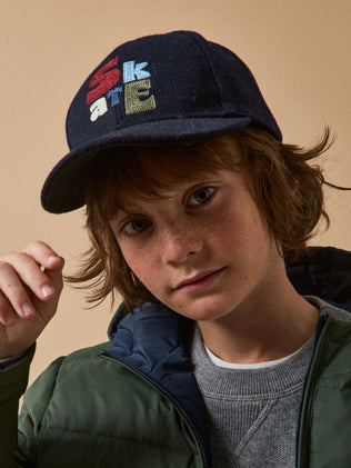 Casquette laine garçon