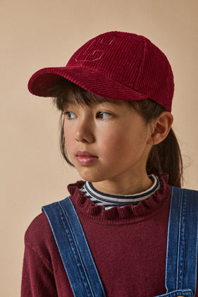 Casquette en velours Garçon