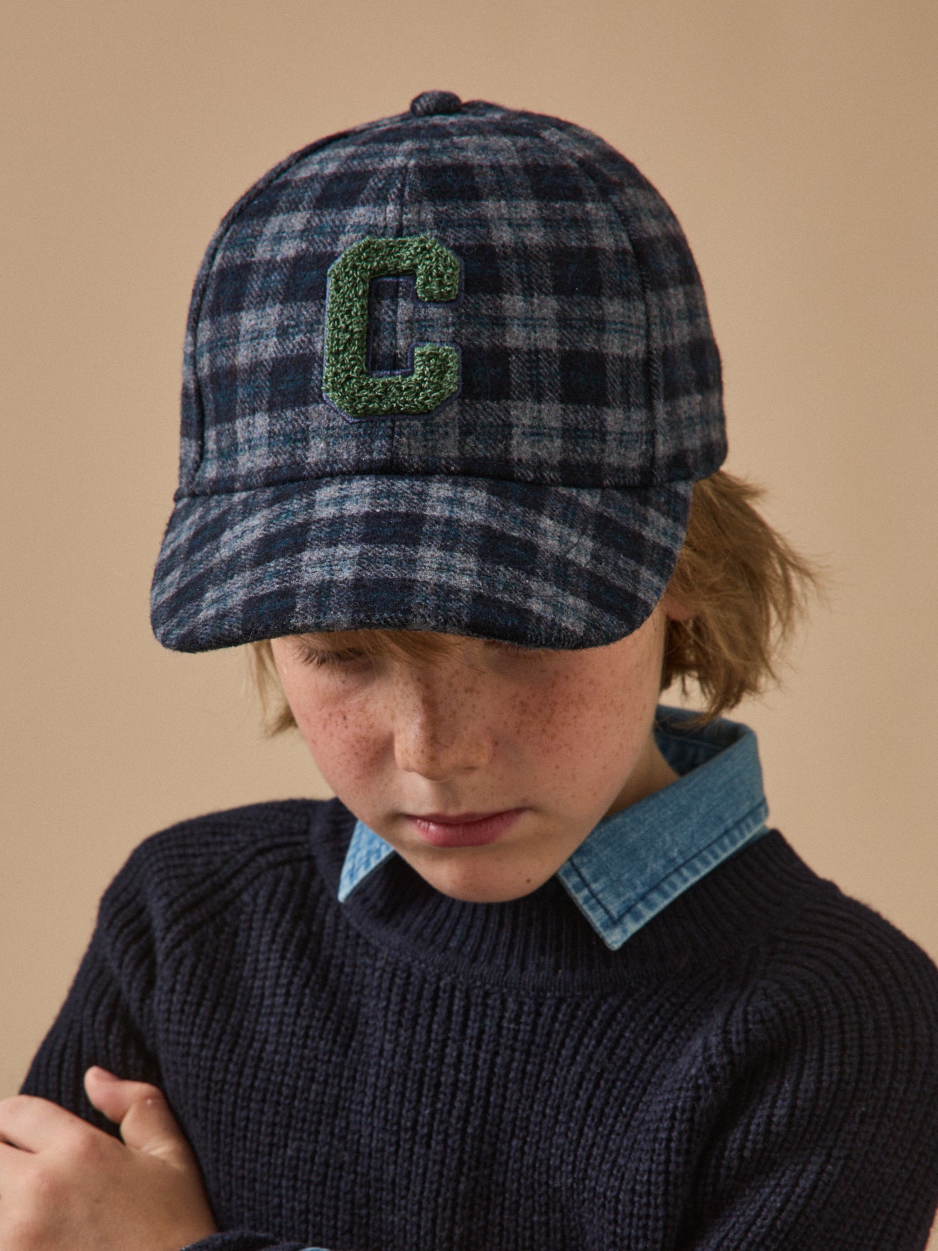 Casquette tweed adulte et enfant