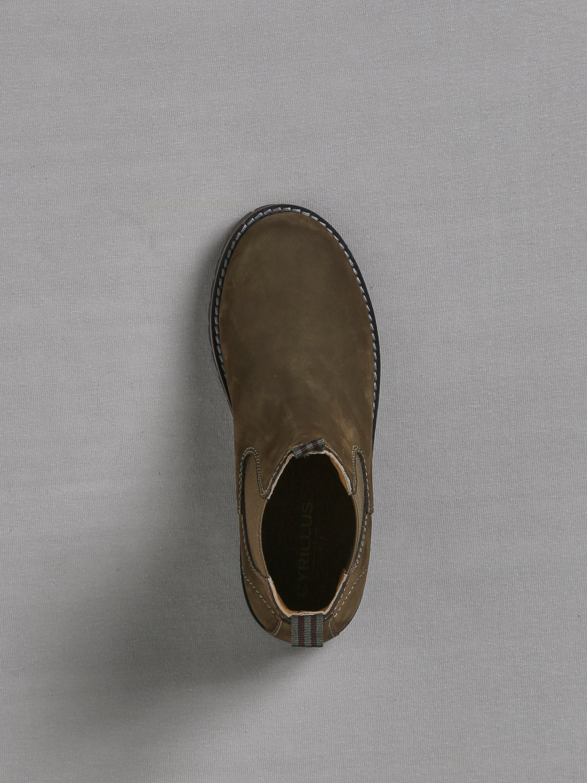 Boots Garçon en cuir velours