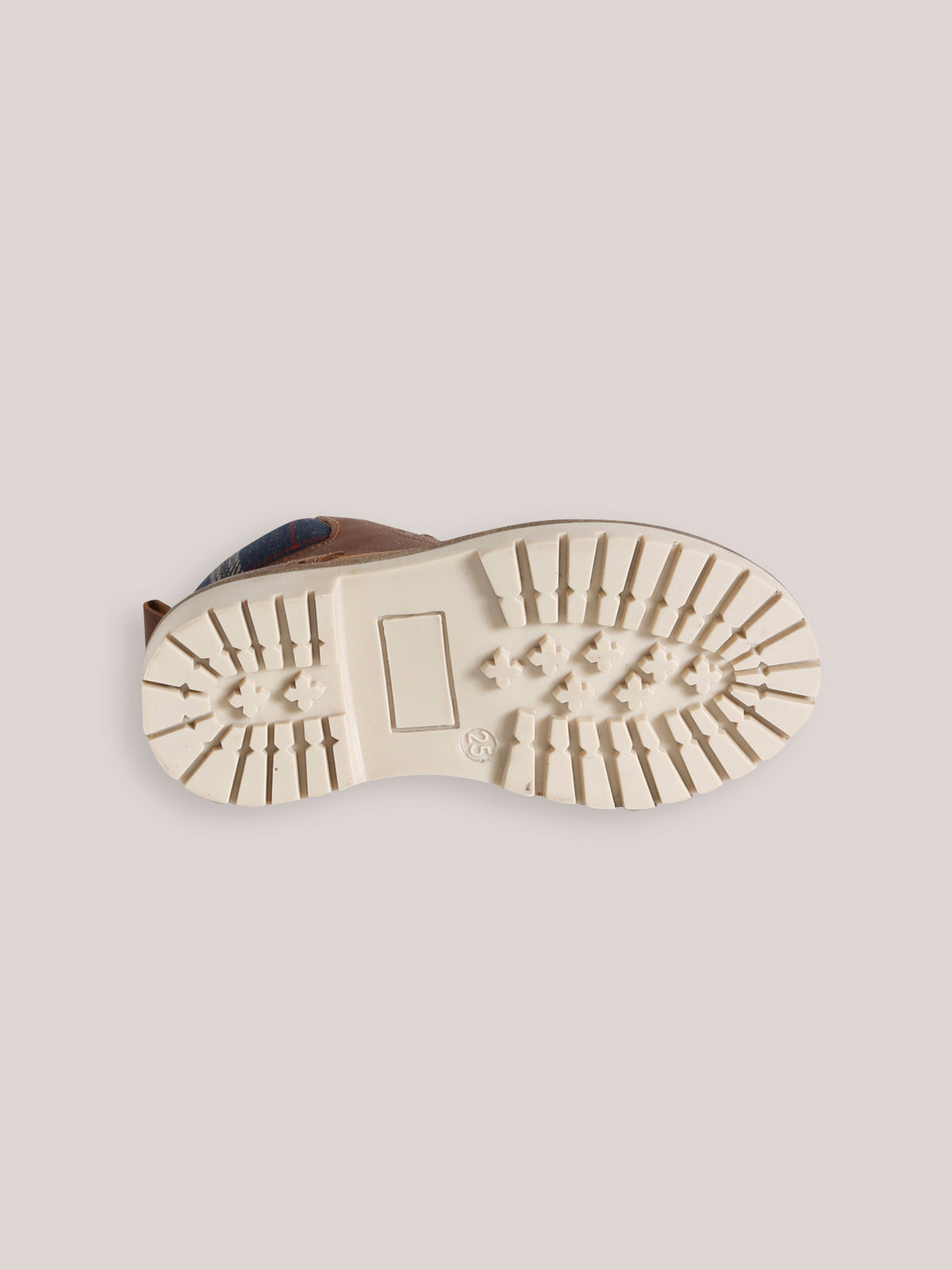 Jongensbottines in leer