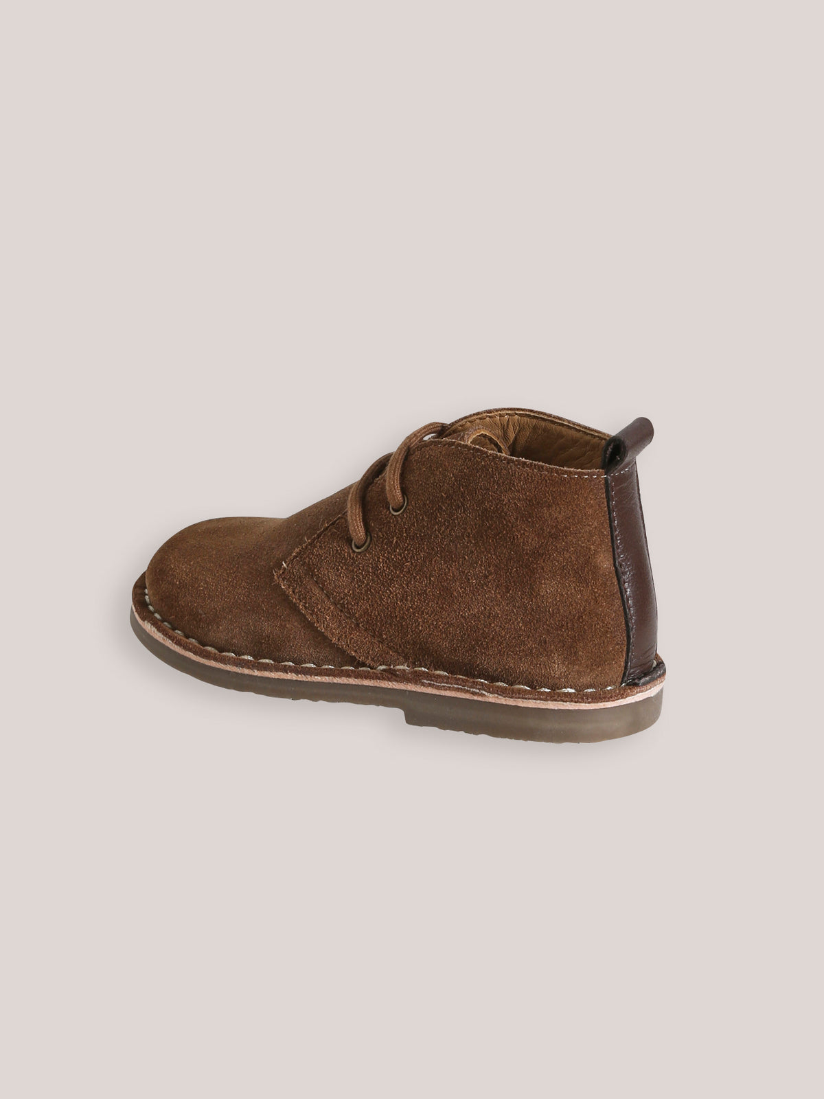Leren desert jongensboots