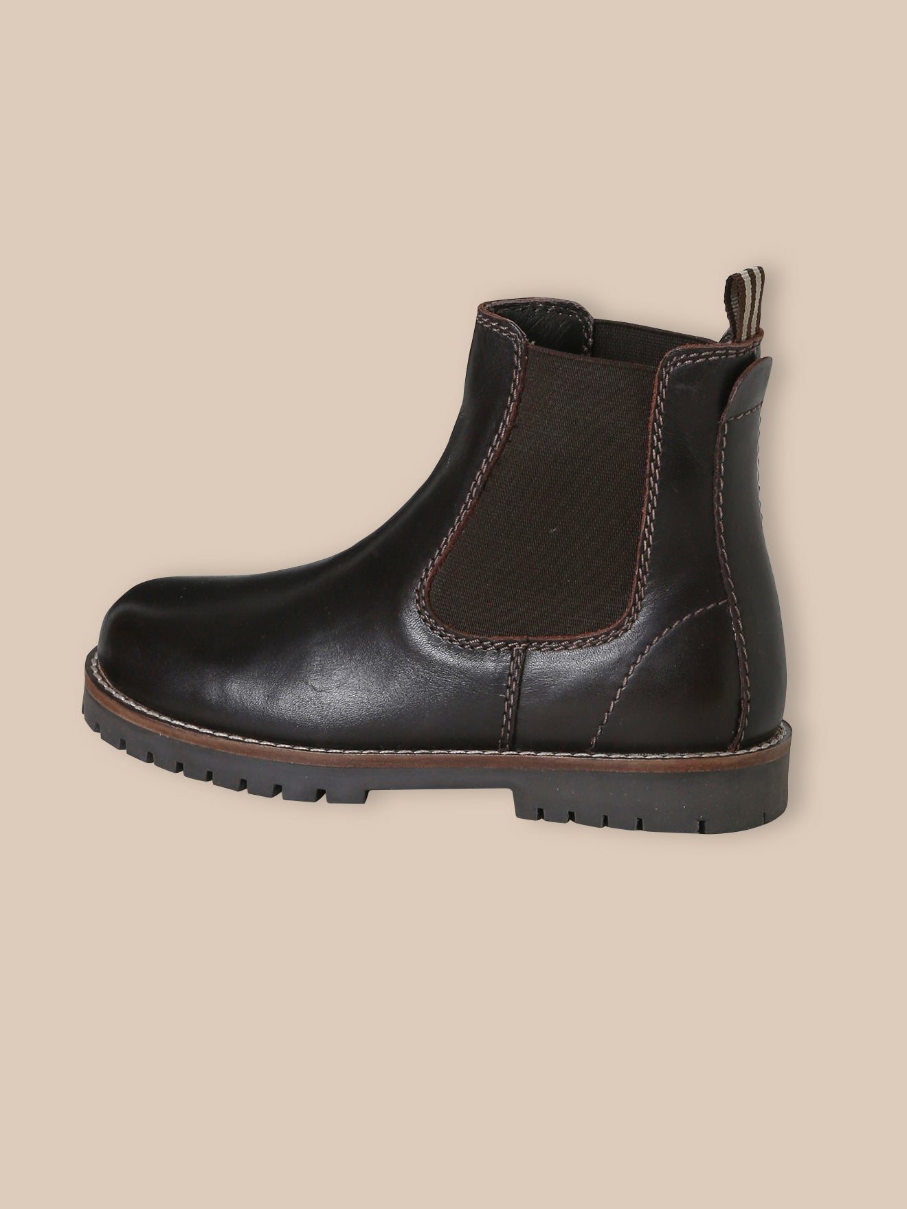 Leren chelsea jongensboots