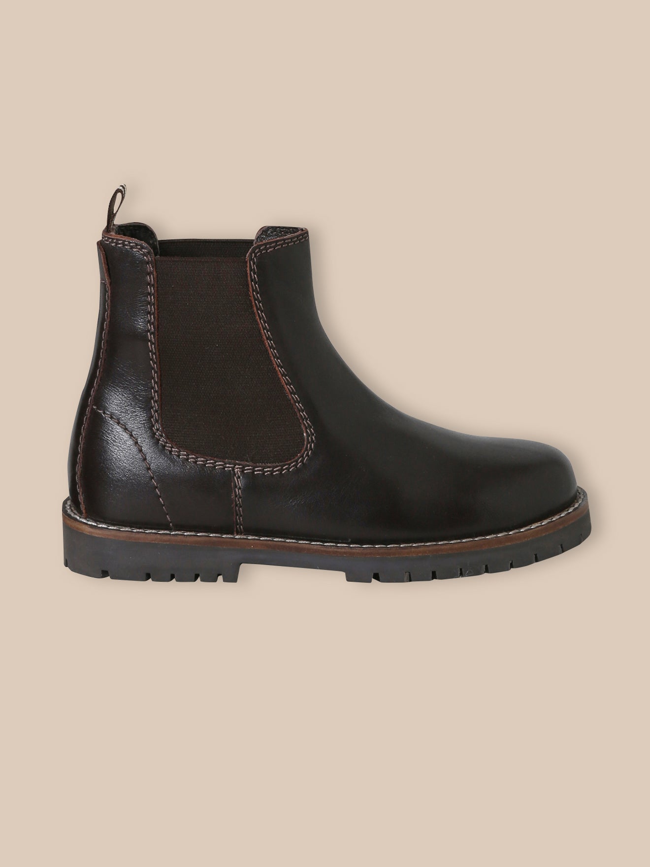Leren chelsea jongensboots