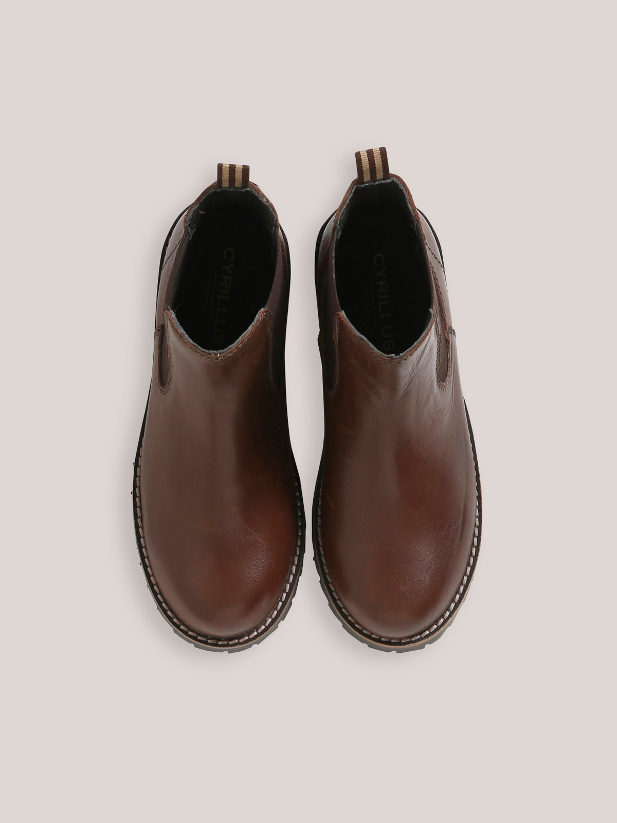 Boots chelsea en cuir garçon