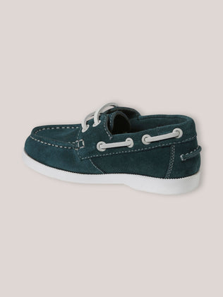 Chaussures bateau en cuir Garçon
