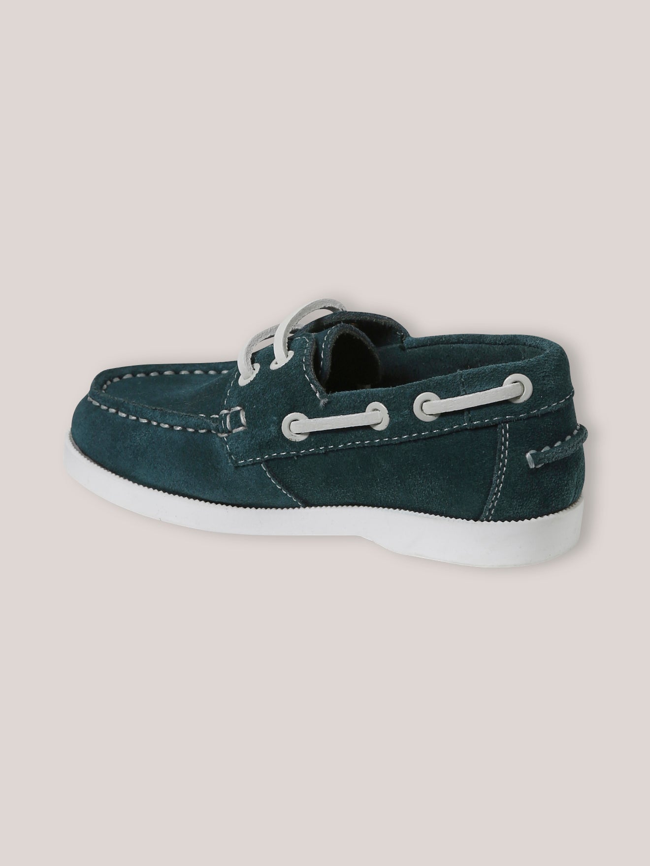 Chaussures bateau en cuir Garçon