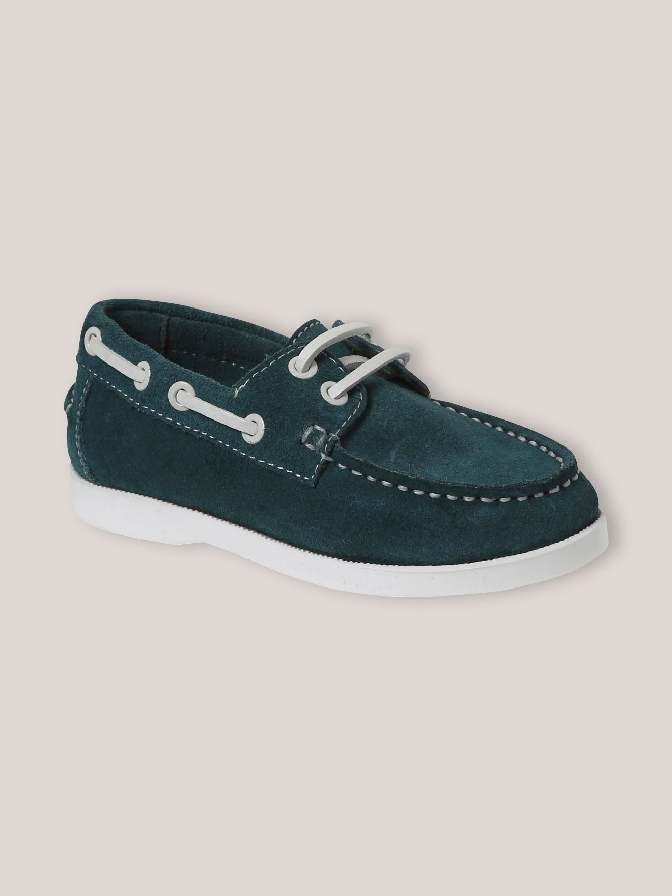 Chaussures bateau en cuir Garçon