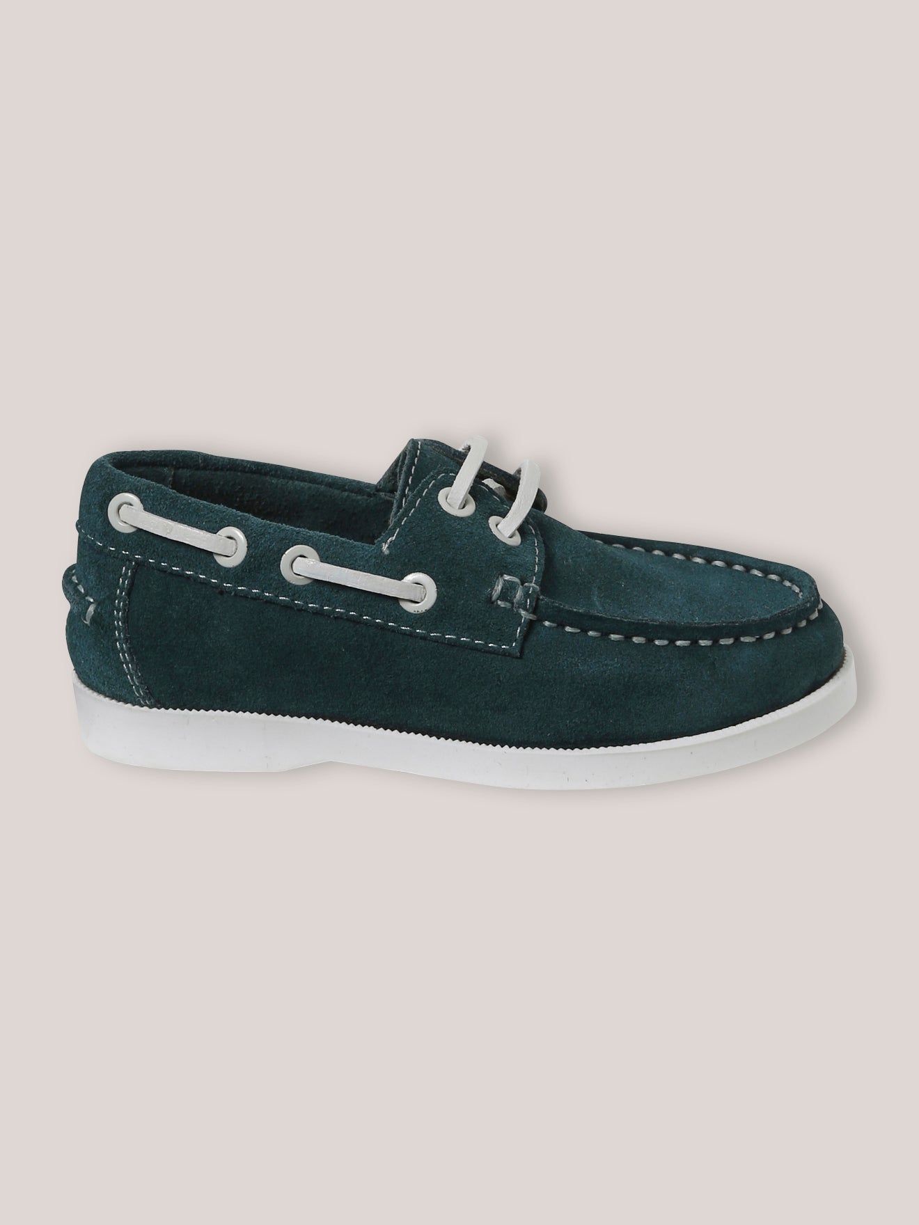 Chaussures bateau en cuir Garçon