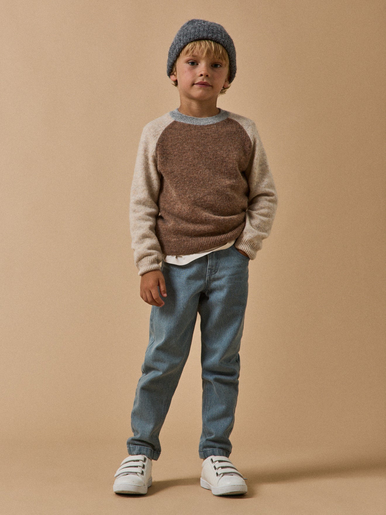 Baskets en cuir Garçon