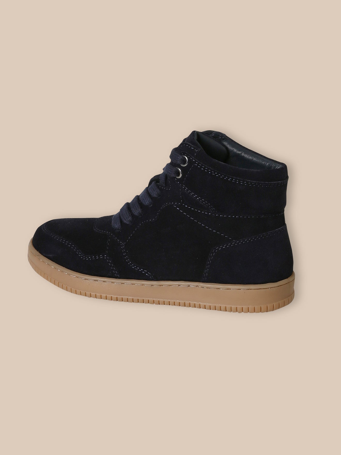 Hoge jongenssneakers in splitleer