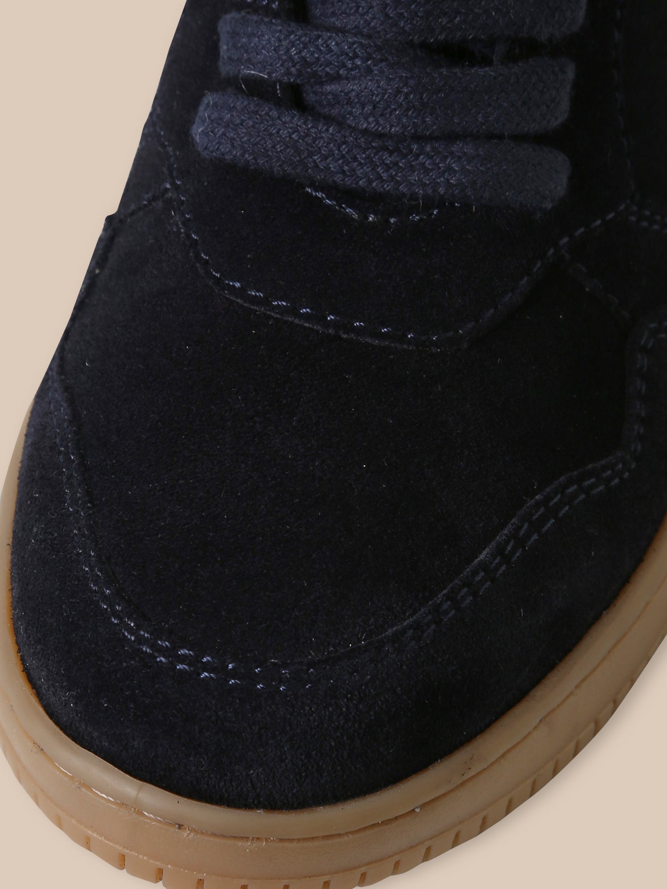 Hoge jongenssneakers in splitleer