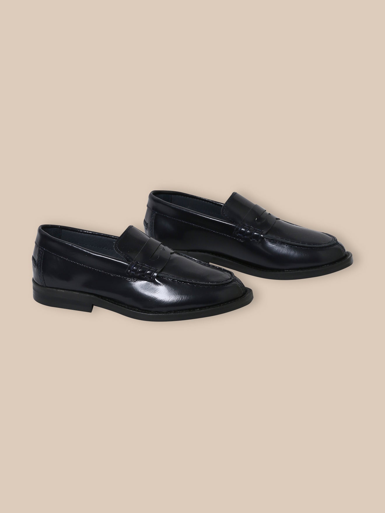 Mocassins en cuir Garçon