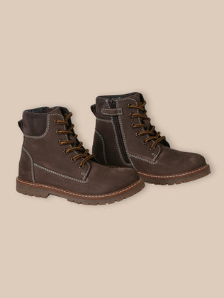 Hoge leren jongensbottines
