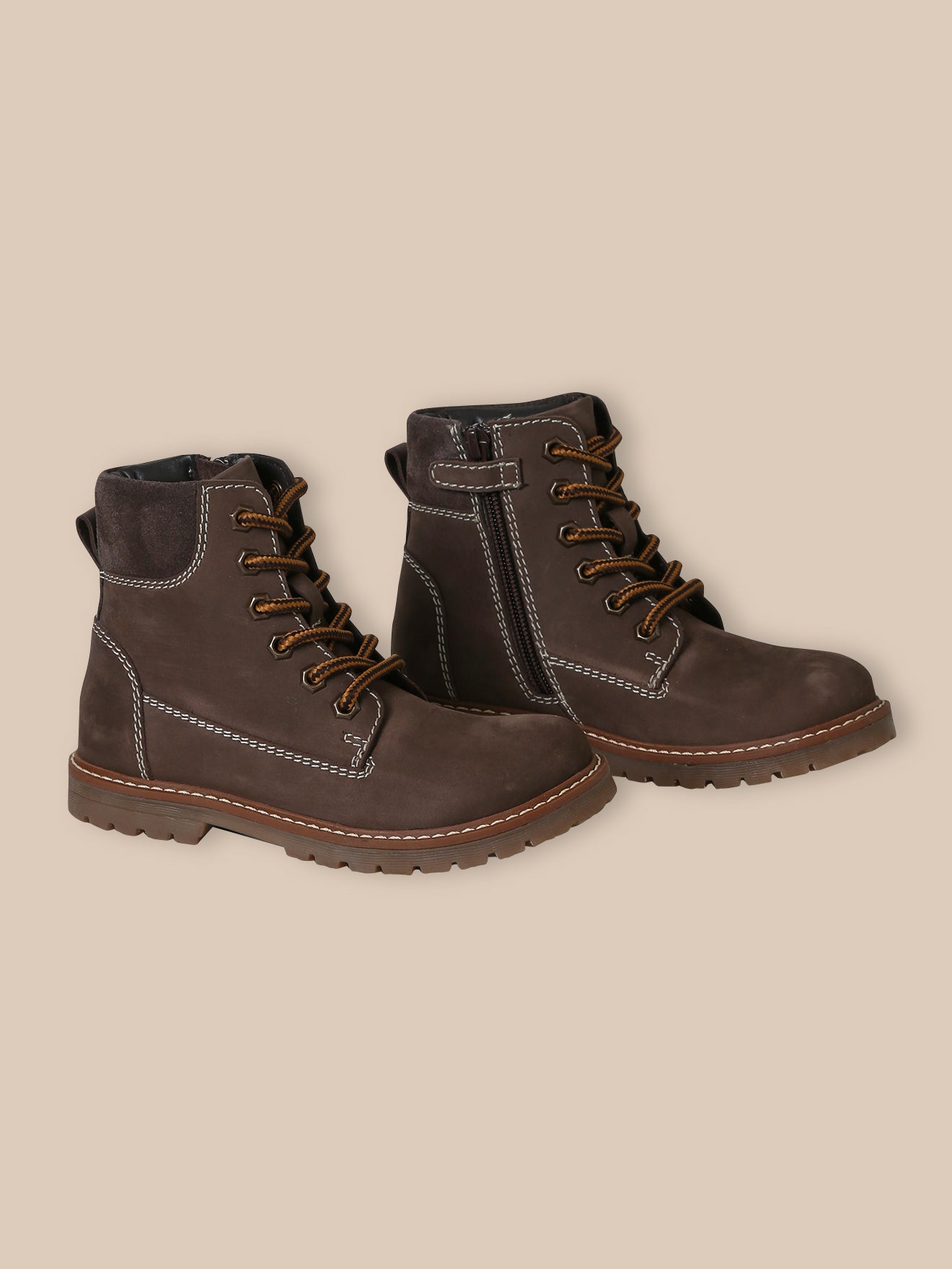 Hoge leren jongensbottines