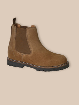 Chelsea jongensboots in splitleer