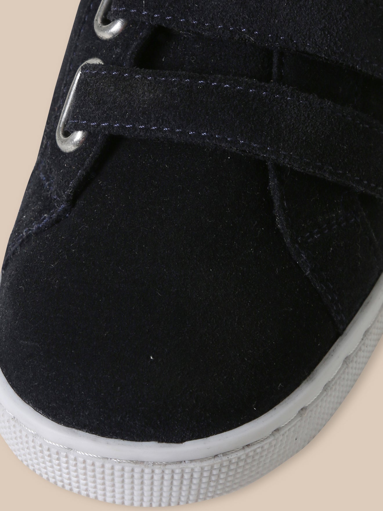 Lage jongenssneakers in splitleer