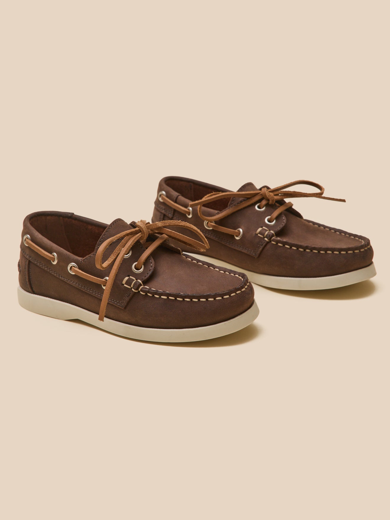 Leren bootschoenen voor jongens