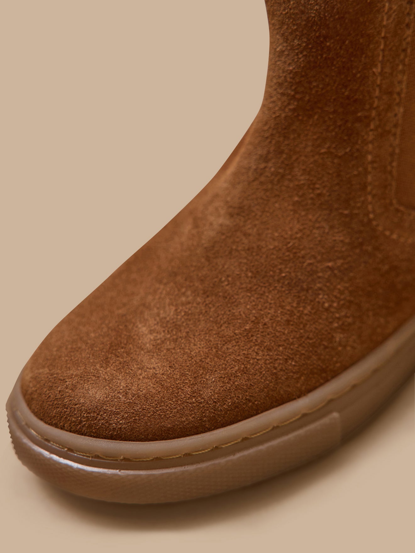 Chelsea jongensboots in suèdeleer