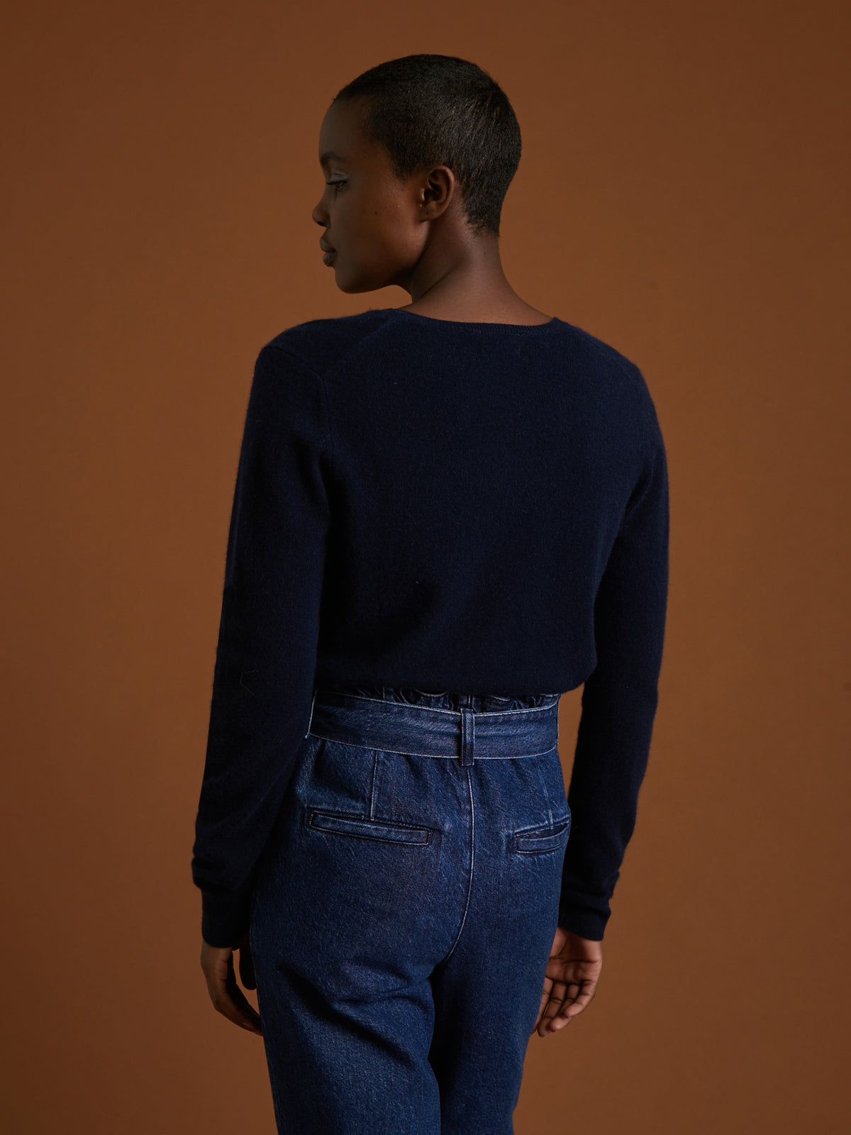 Pull col V femme - Collection Cachemire