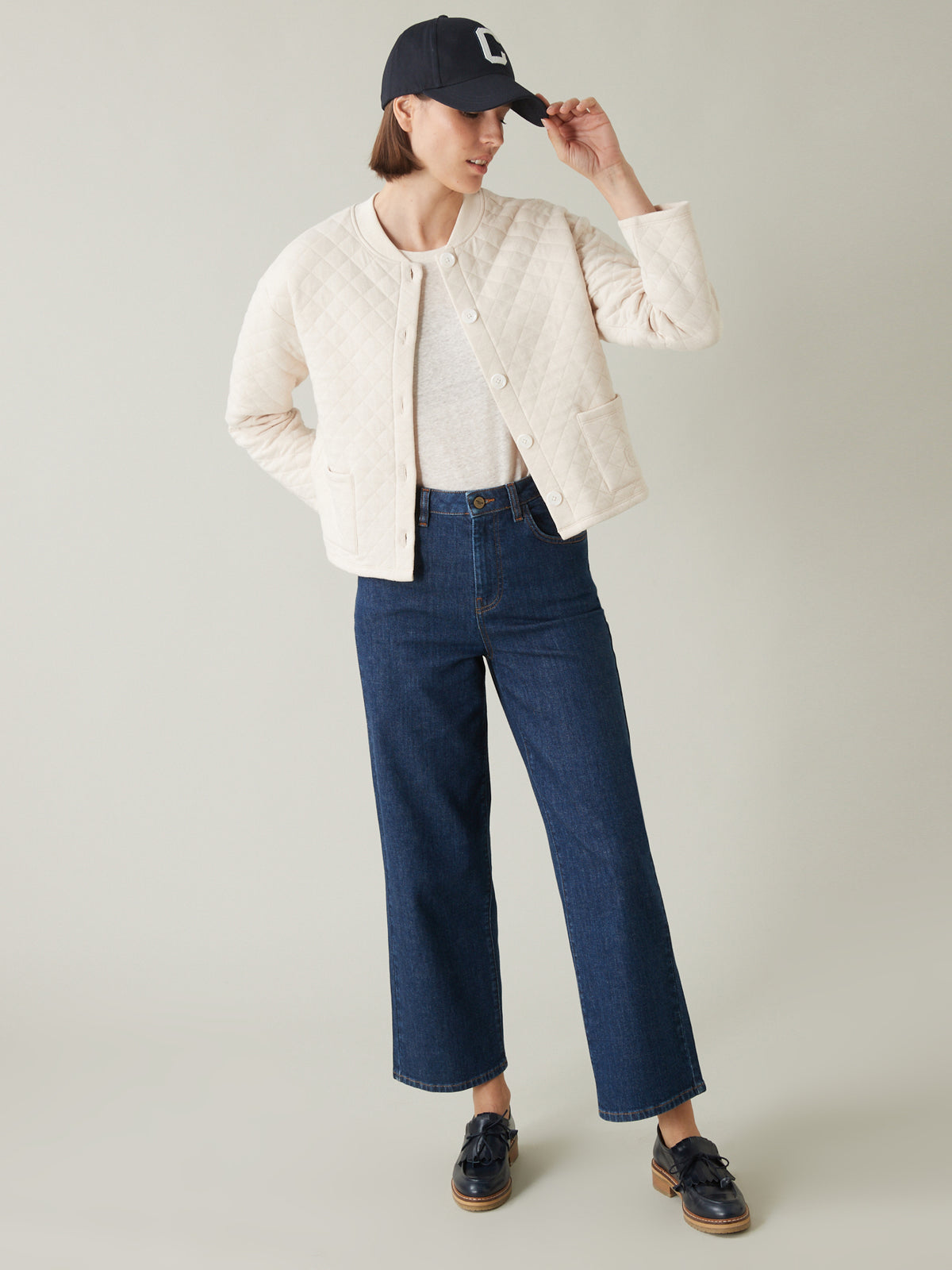 Veste cardigan effet matelassé femme