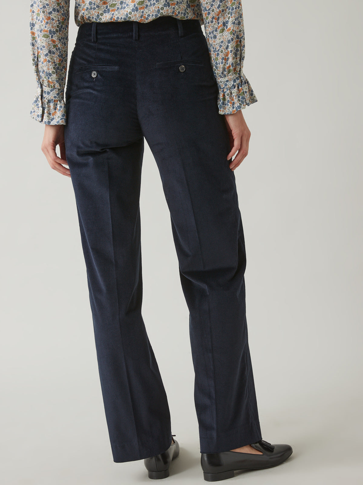 Pantalon large velours côtelé femme Chloé