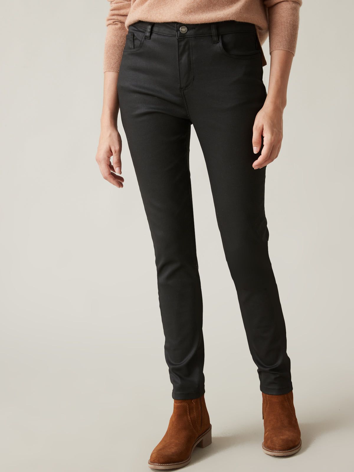 Gecoate damesjeans, slim fit