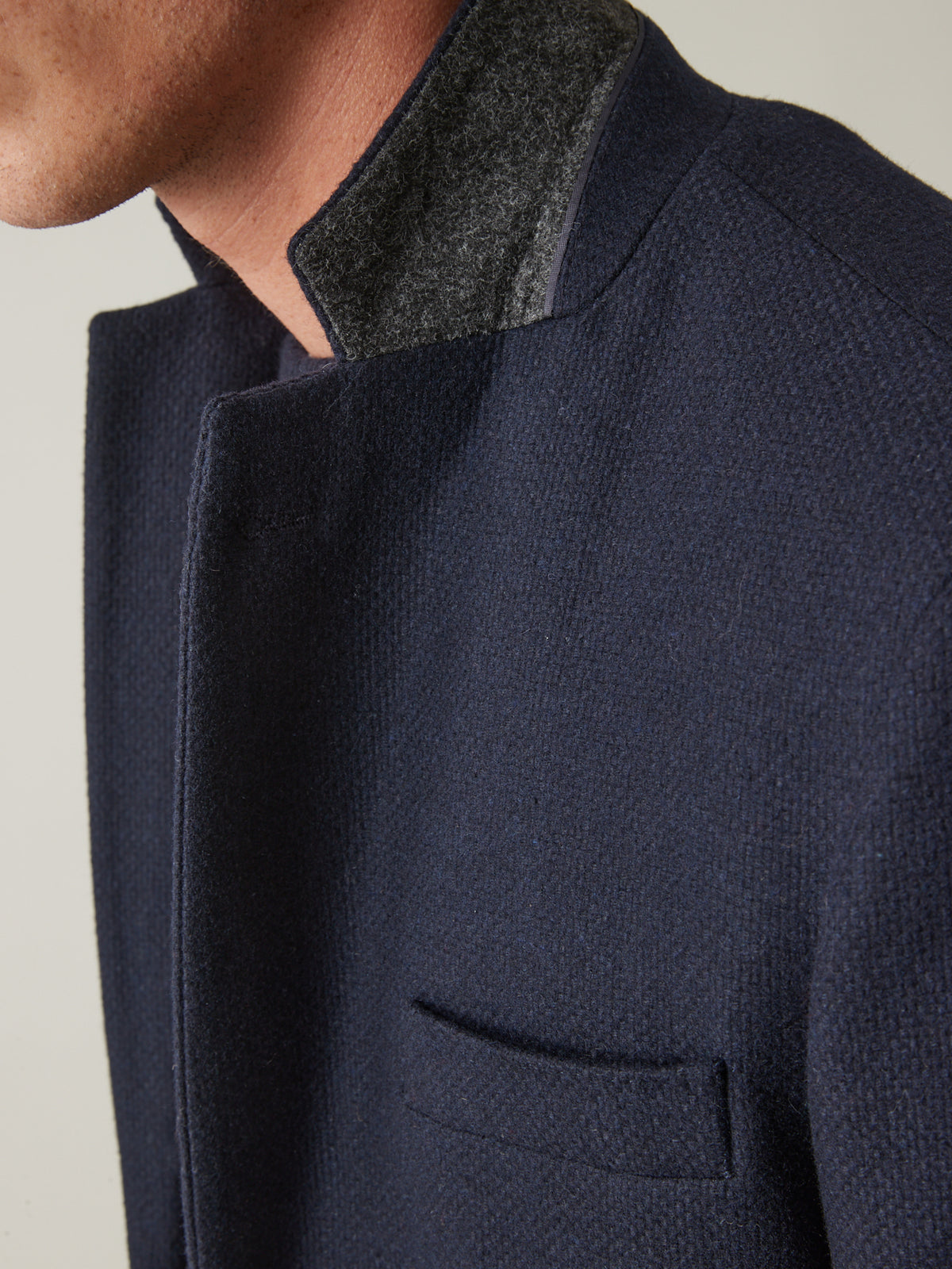 Blazer homme lainage texturé