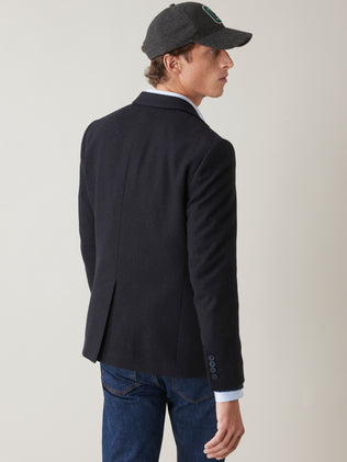 Herenblazer in chiné wolmix