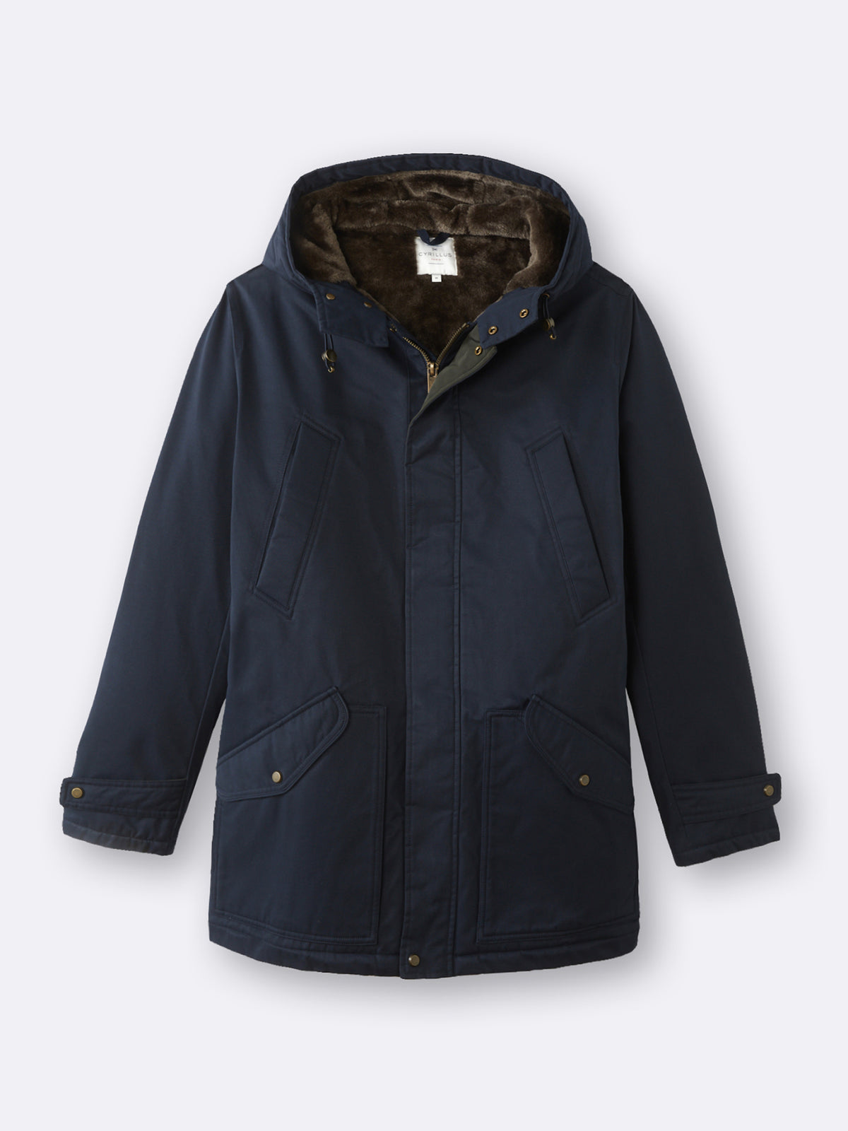 Parka fourrée homme