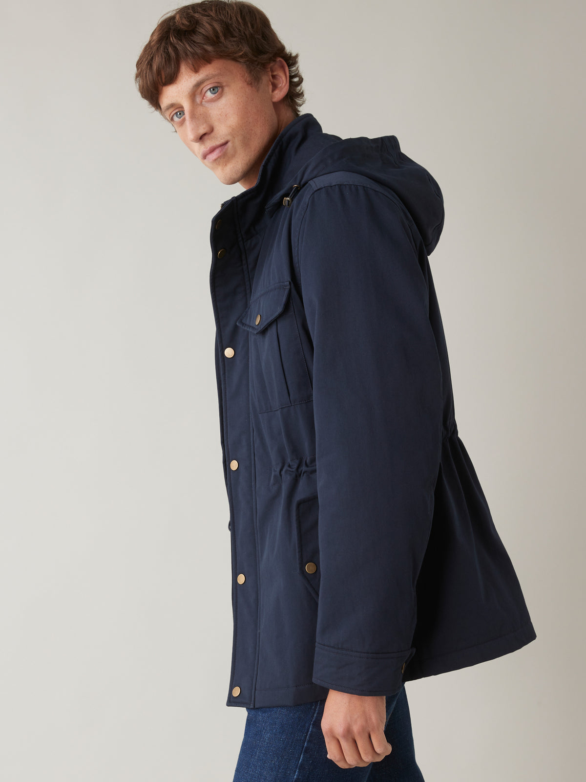Parka fourrée homme