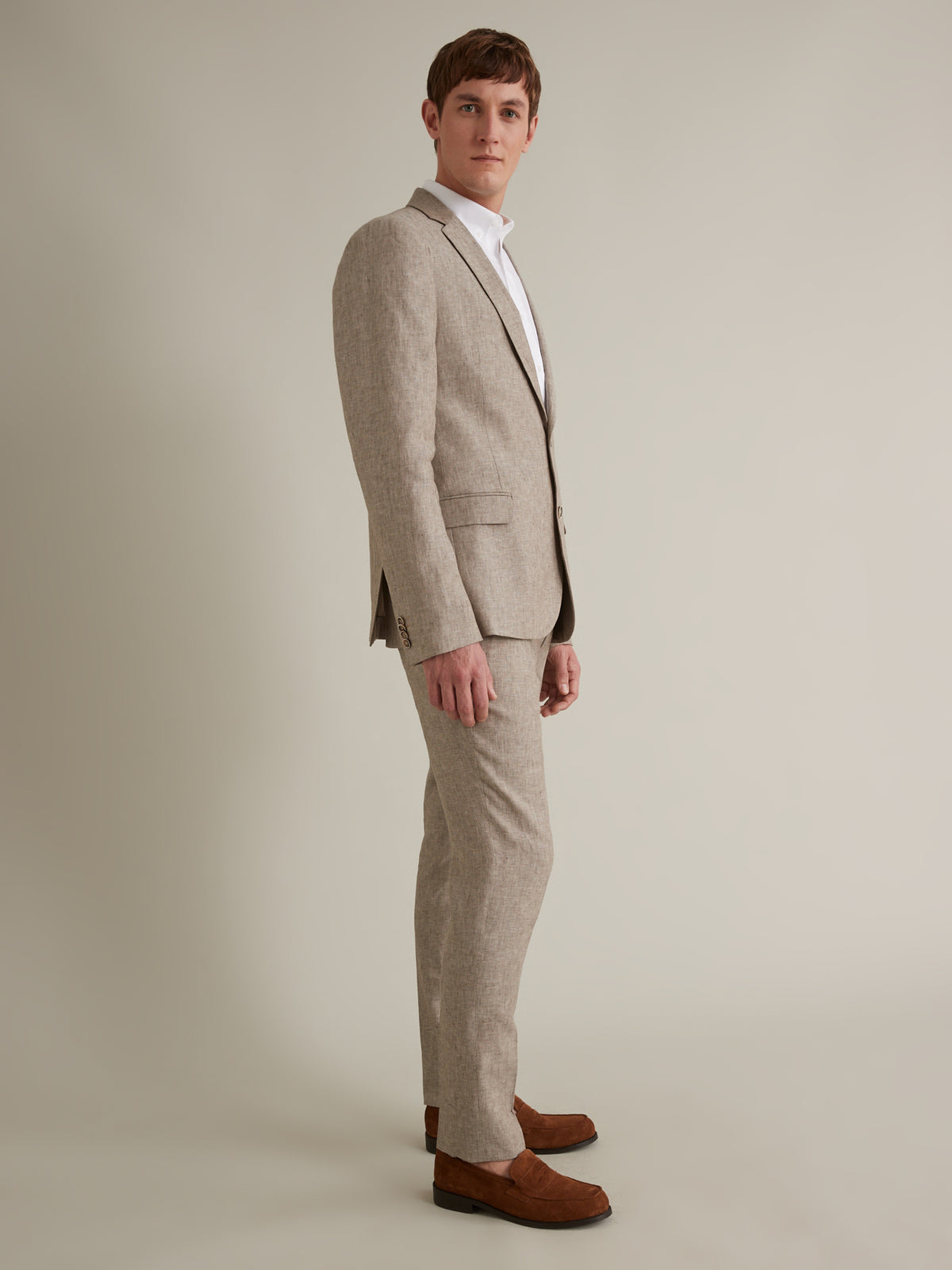Veste de costume lin ou chanvre homme