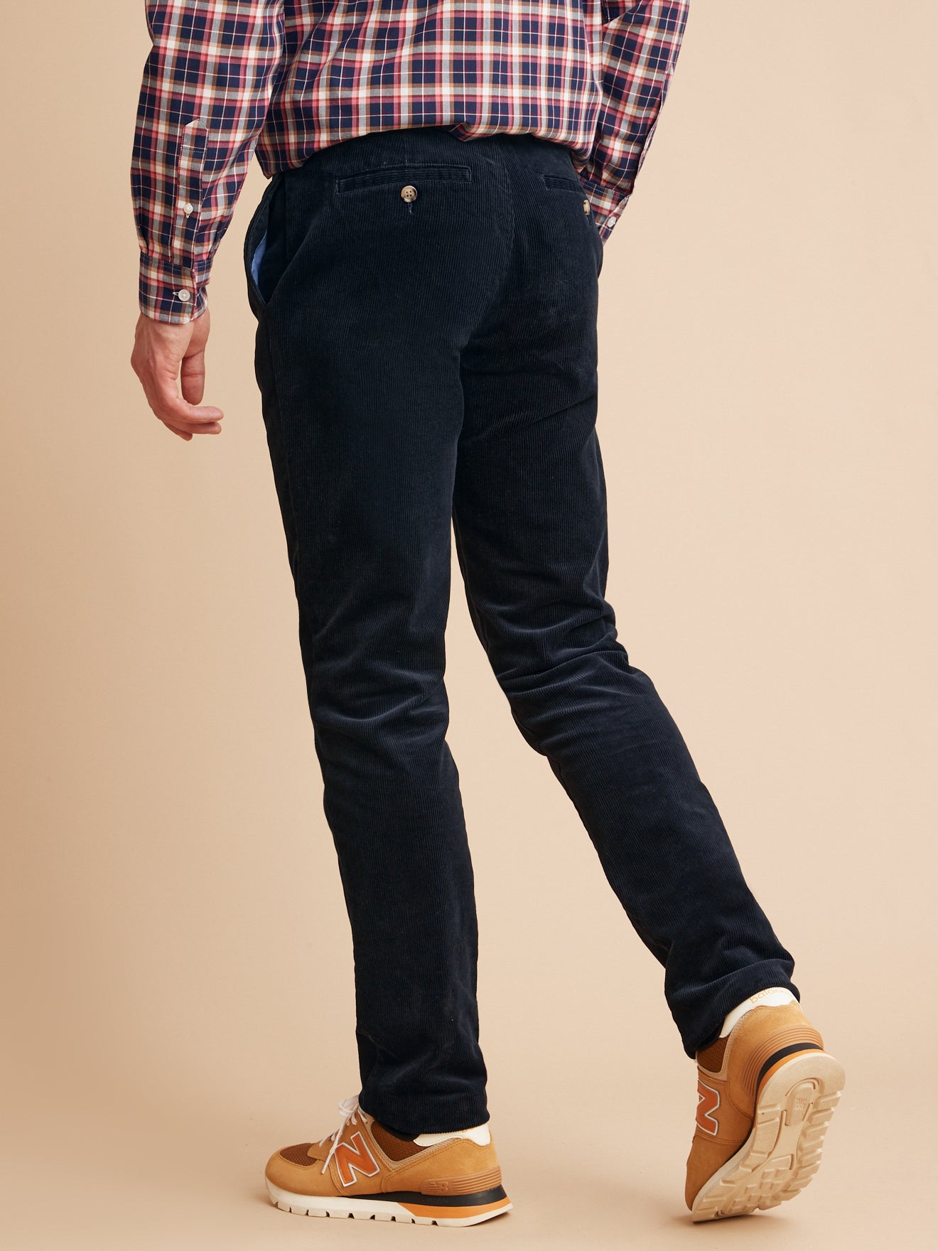 Chino velours regular homme