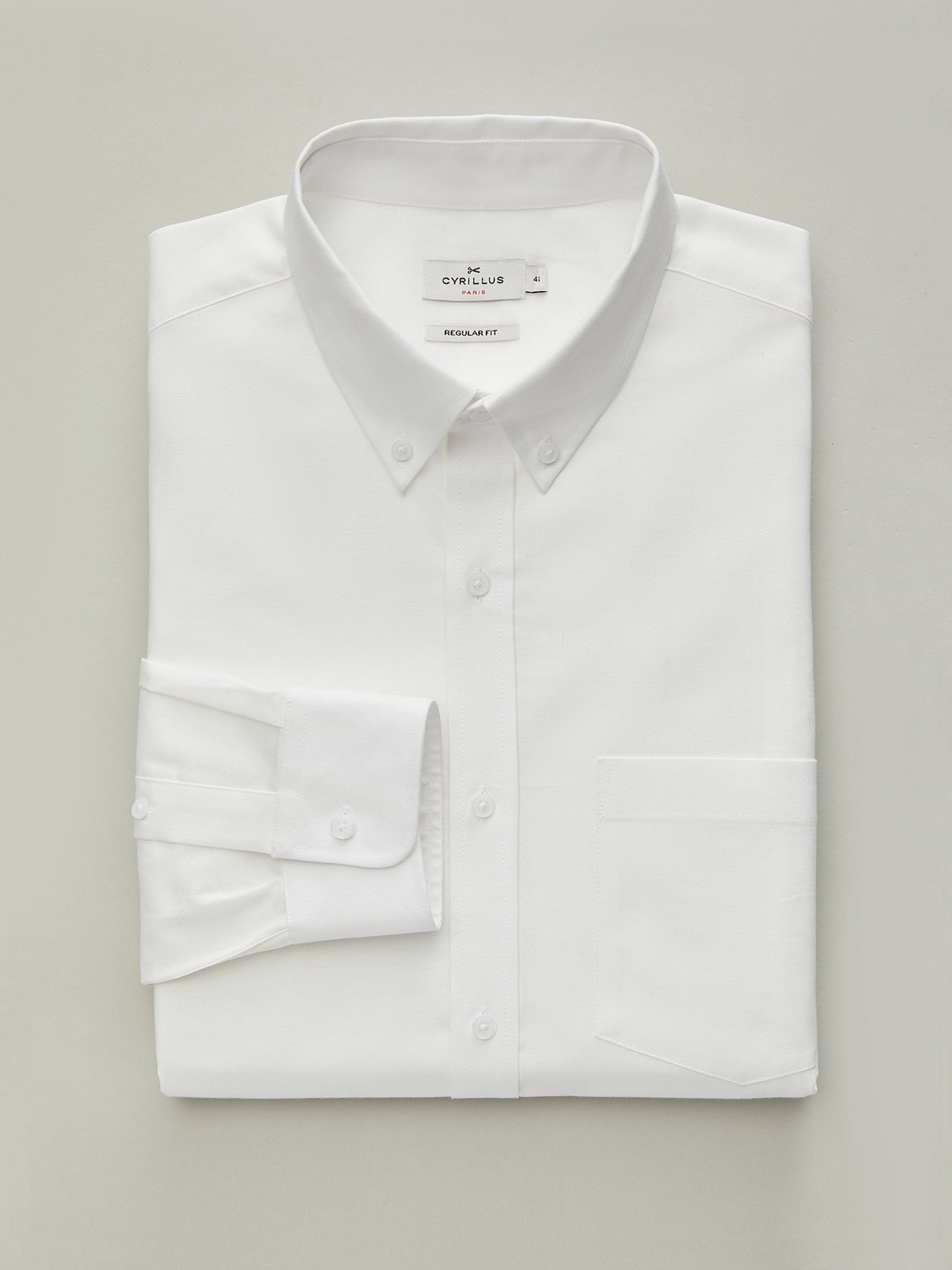Classic fit herenhemd in oxfordstof - biokatoen
