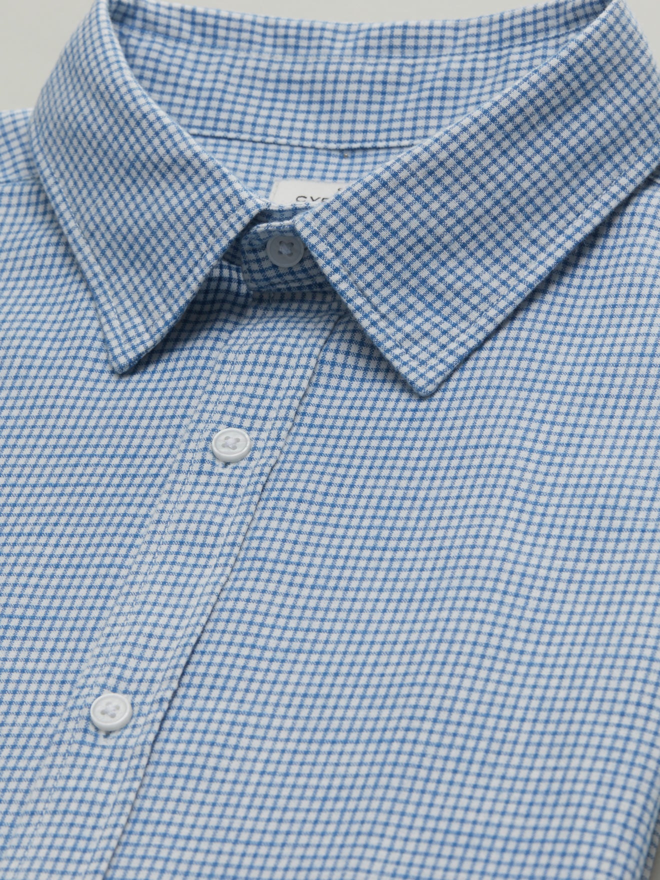 Regular fit herenhemd met ruitenprint