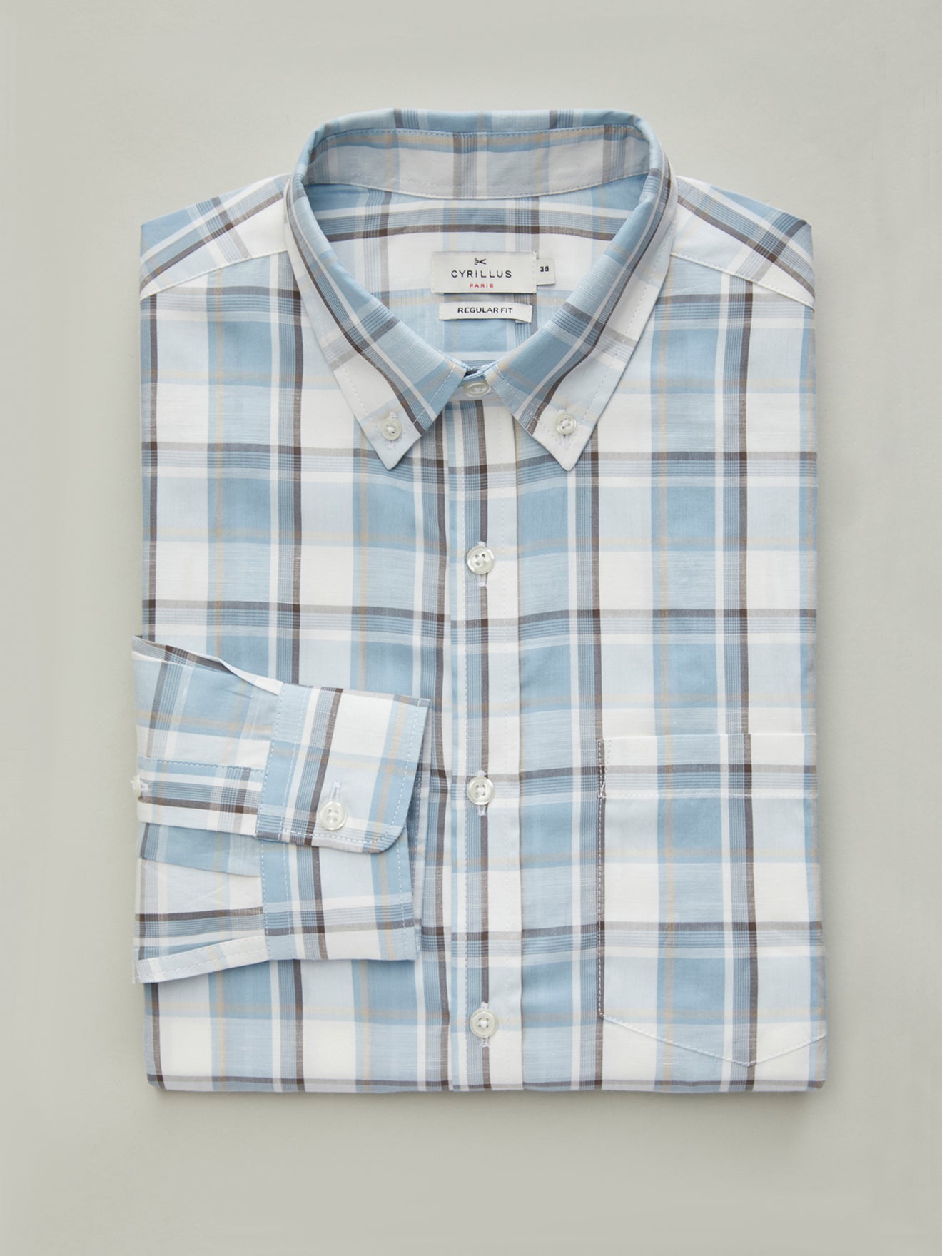 Chemise Regular Fit homme - coton bio Albini