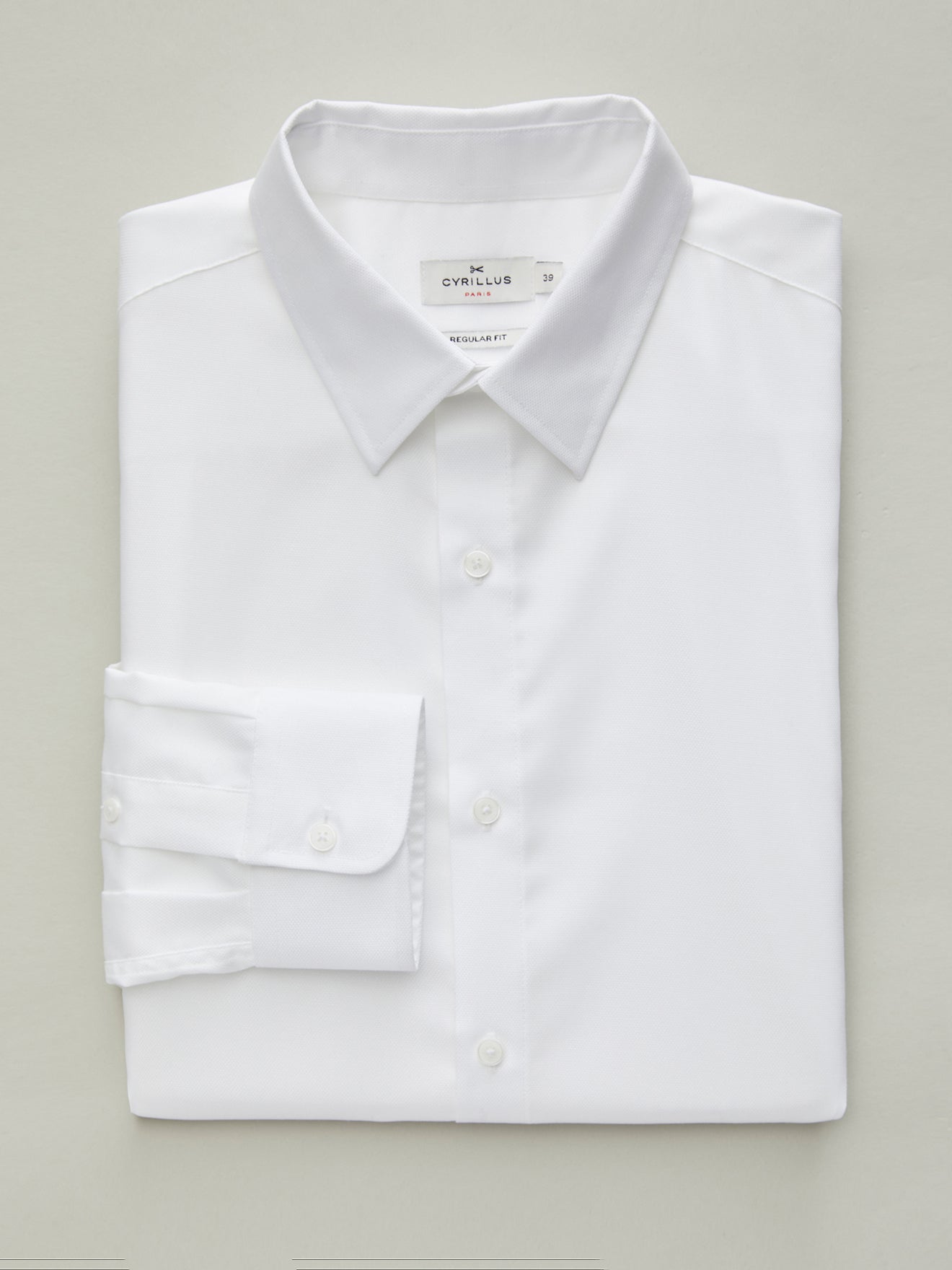 Regular fit pinpoint herenhemd, non-iron