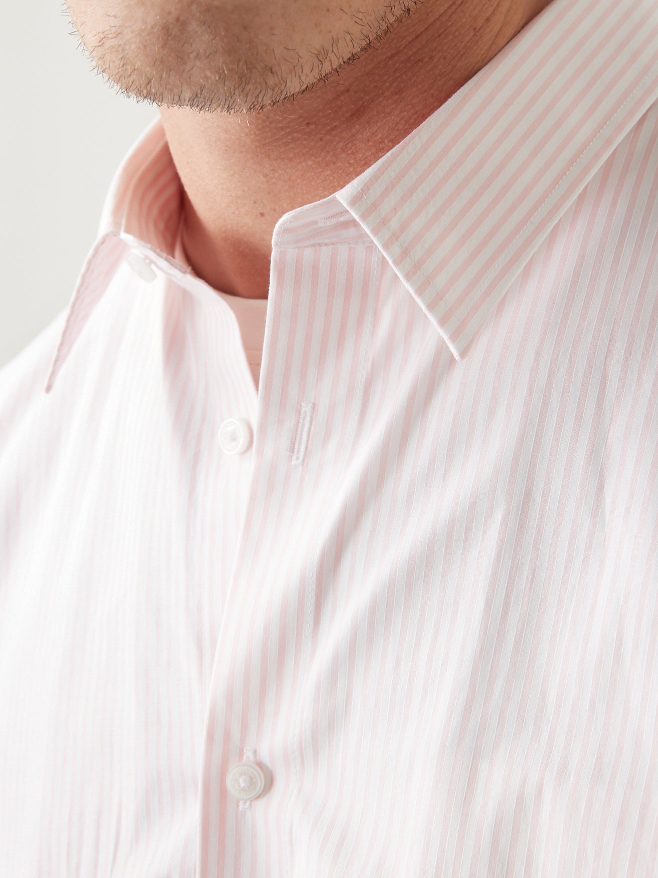 Chemise Slim Fit homme popeline rayée non iron