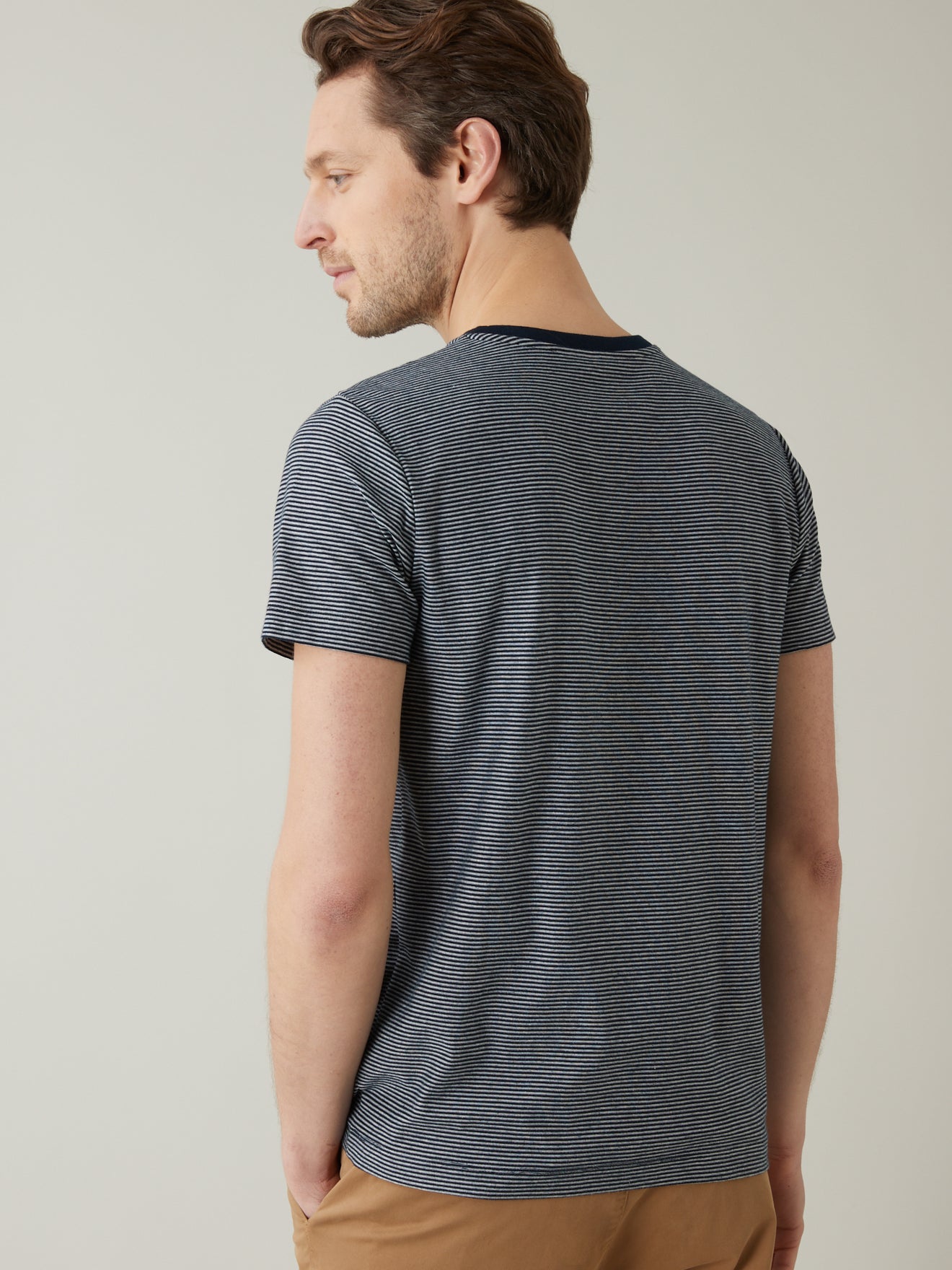 T-shirt rayé homme - coton biologique