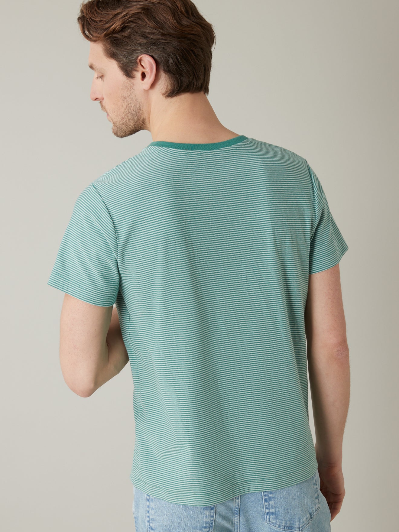 T-shirt rayé homme - coton biologique